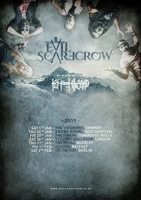 Poster for Evil Scarecrow Lost In Antartartica tour