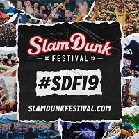 Logo for the 2019 Slam Dunk festival