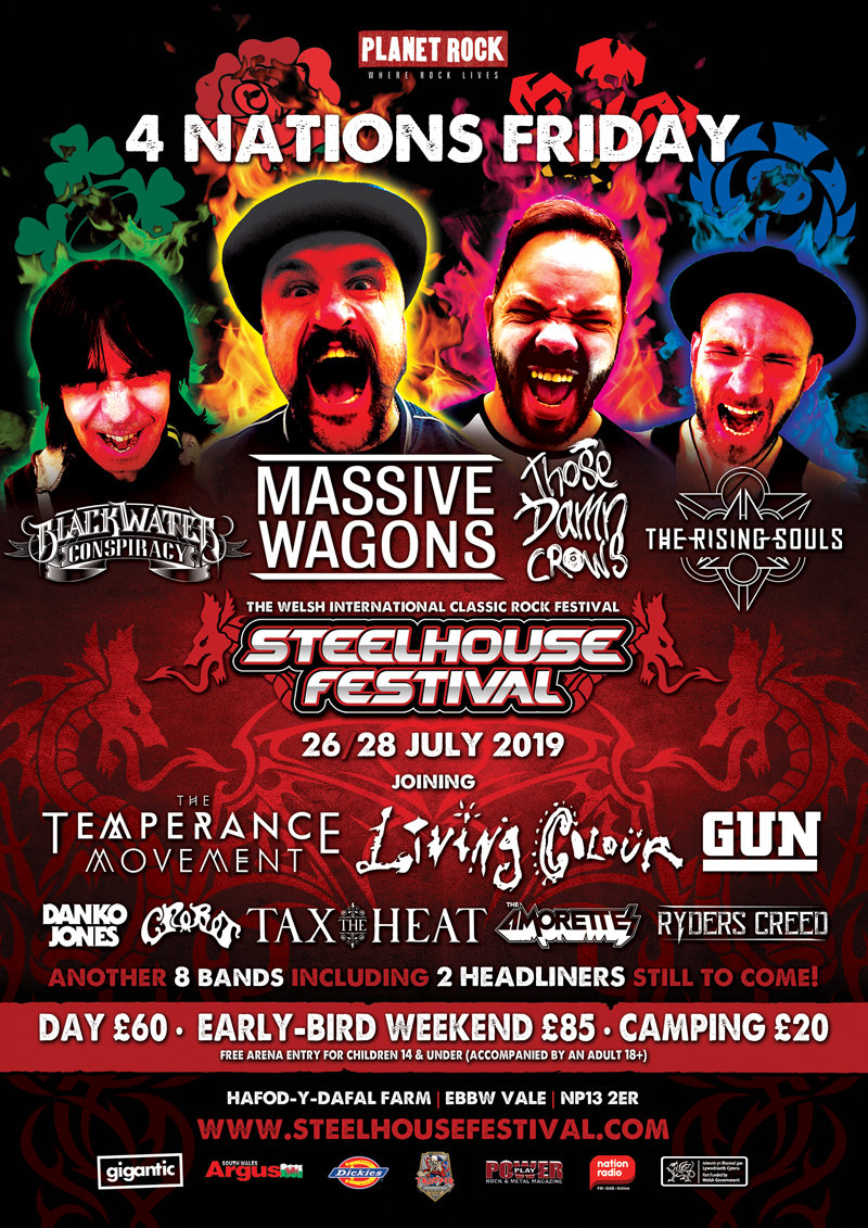 Poster for Friday night of Steelhouse 2019