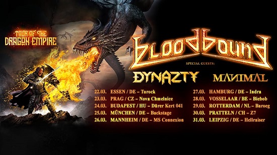Bloodbound tour poster