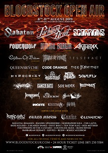 Updated poster for Bloodstock 2019