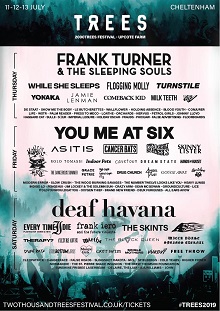 Updated 2000 Trees festival poster