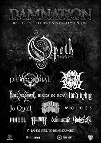 Updated poster for 2019 Damnation Festival