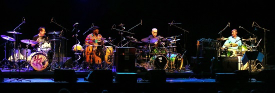 Drum Legends Ginger Baker, Herman Rarebell and Pete York at the Brighton Dome