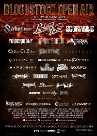 Updated poster for Bloodstock 2019