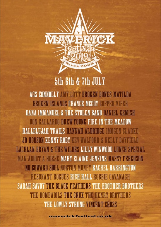 Poster for 2019 Maverick Festival