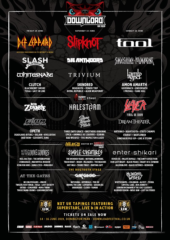 Festival News Download Finalises Line Up Uber Rock