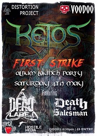 Ketos/Dead Label/Death Of A Salesman – Belfast, Voodoo – 4 May 2019