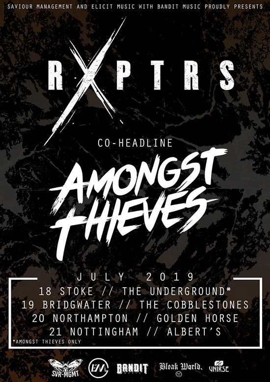 Poster for RXPTRS July 2019 tour dates