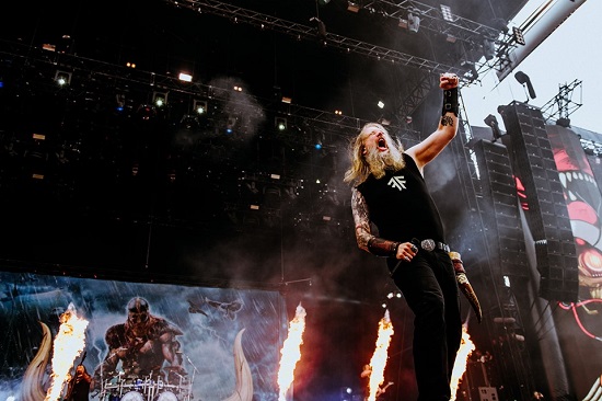 Amon Amarth at Download 2019. Photo courtesy of Download.