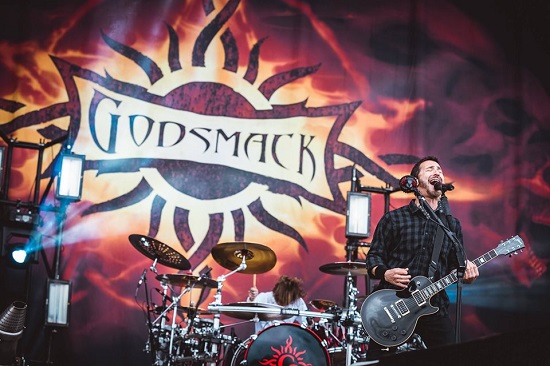 Godsmack at Download 2019. Photo courtesy of Download.