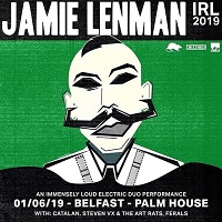 Poster for Jamie Lenman in Belfast, 1 June 2019