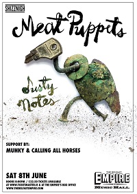 Poster for Meat Puppets at Belfast's Empire Music Hall