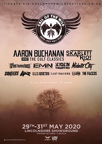 Poster for first Call Of The Wild festival 2020 announcement