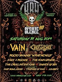 HRH Sleaze – Sheffield, O2 Academy – 31 August 2019