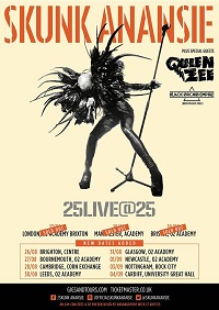 Poster for Skunk Anansie 25Live@25 tour