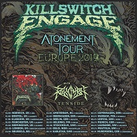 Killswitch Engage 2019 tour poster