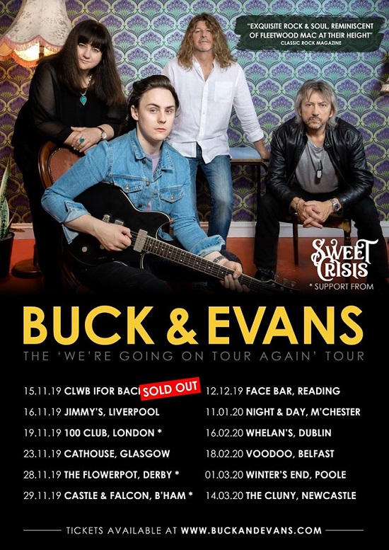 Buck & Evans 2019-2020 tour poster