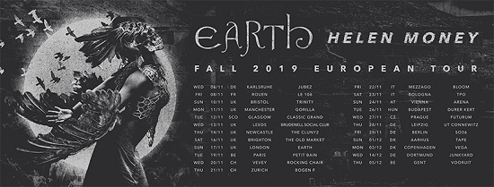 Earth 2019 European tour header