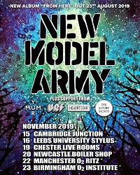 New Model Army 2019 tour poster
