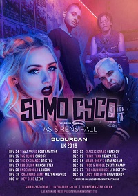 Sumo Cyco/As Sirens Fall/Suburban – Manchester, Rebellion – 27 November 2019