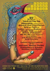 Poster for Chaos Theory Festival