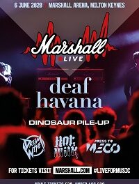 GIG NEWS: Deaf Havana to headline Marshall Live 2020 showcase