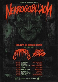 Nekrogoblikon/Harbinger/For I Am King/Footprints In The Custard – Manchester, Rebellion – 12 January 2020