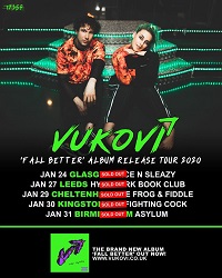 Vukovi January 2020 tour poster