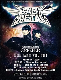 Babymetal 2020 tour poster