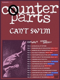 Poster for Counterparts February 2020 tour