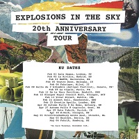 Poster for Explosion In The Sky 2020 tour dates
