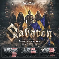 Sabaton - The Great Tour 2020 poster