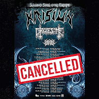 Poster for cancelled Krisiun 2020 tour