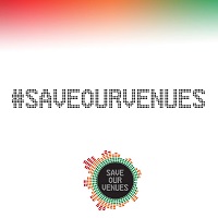 #saveourvenues campaign logo