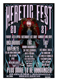 First poster for Heretic Fest 2021