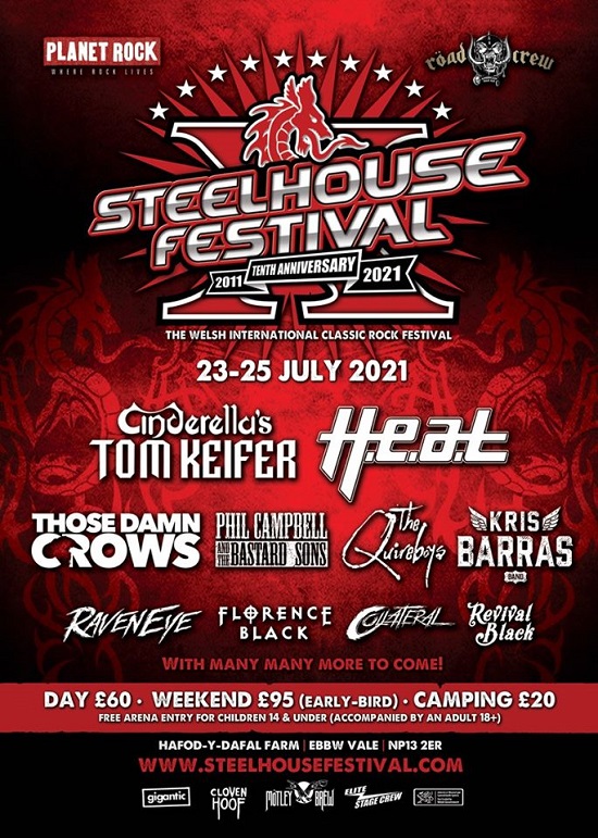 Poster for 2021 Steelhouse Festival