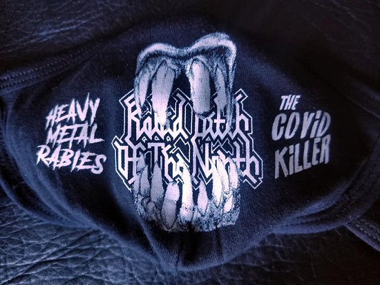 The new 'Heavy Metal Rabies' mask from Rabid Bitch Of The North