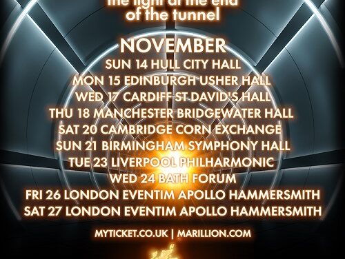 TOUR NEWS: Marillion to shine ‘Light At The End Of The Tunnel’