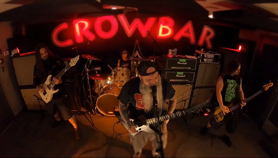 Crowbar performing live in New Orleans on 20 February 2021