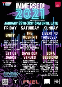 Poster for Immersed Festival 2021