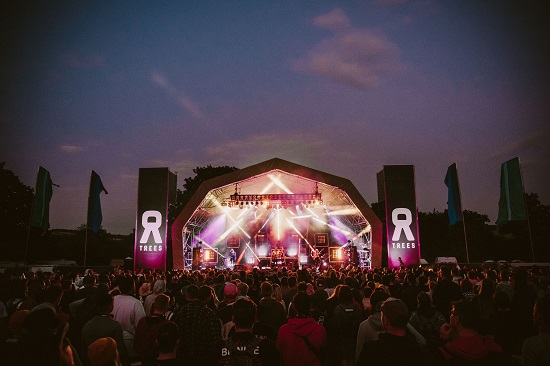 The main stage at the 2000trees Festival