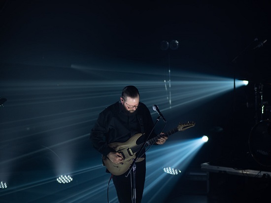 Ihsahn performing live in Notodden, 4 April 2021.