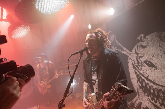 Still from the By Request live stream by The Wildhearts