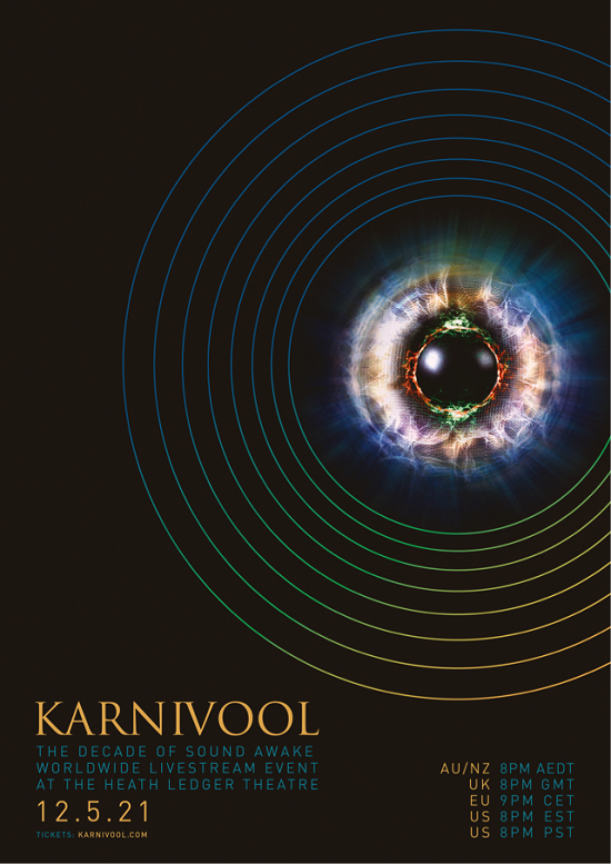 Poster for Karnivool 'Decade Of Sound Awake' live stream