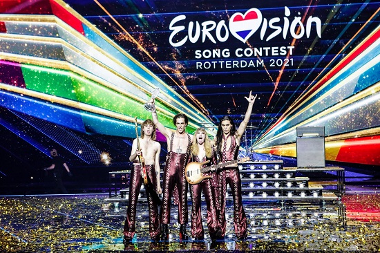 Maneskin win the 2021 Eurovision Song Contest