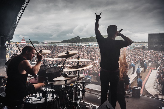 Bleed From Within at the Download Pilot festival