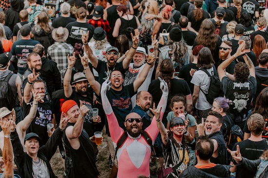 Crowd at Bloodstock 2021