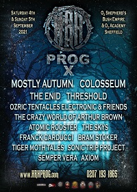 Poster for HRH Prog X at the O2 Academy, Sheffield