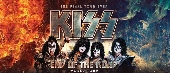 KISS End Of The Road tour header